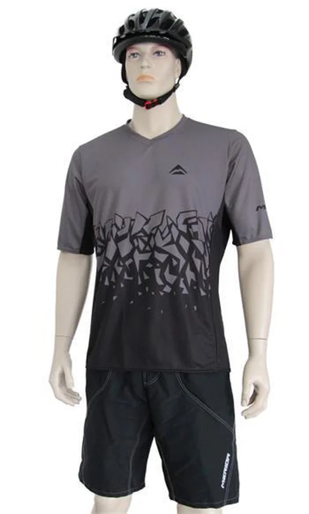 Dres KR Merida Freeride šedý/čierny