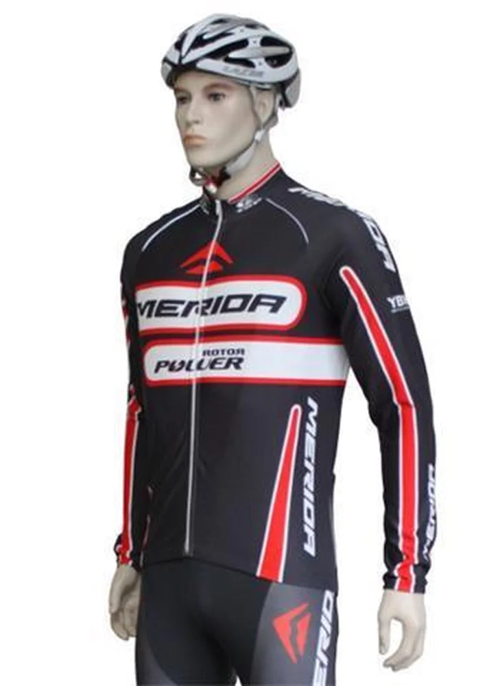 Dres Merida termo RaceB červeno-šedá